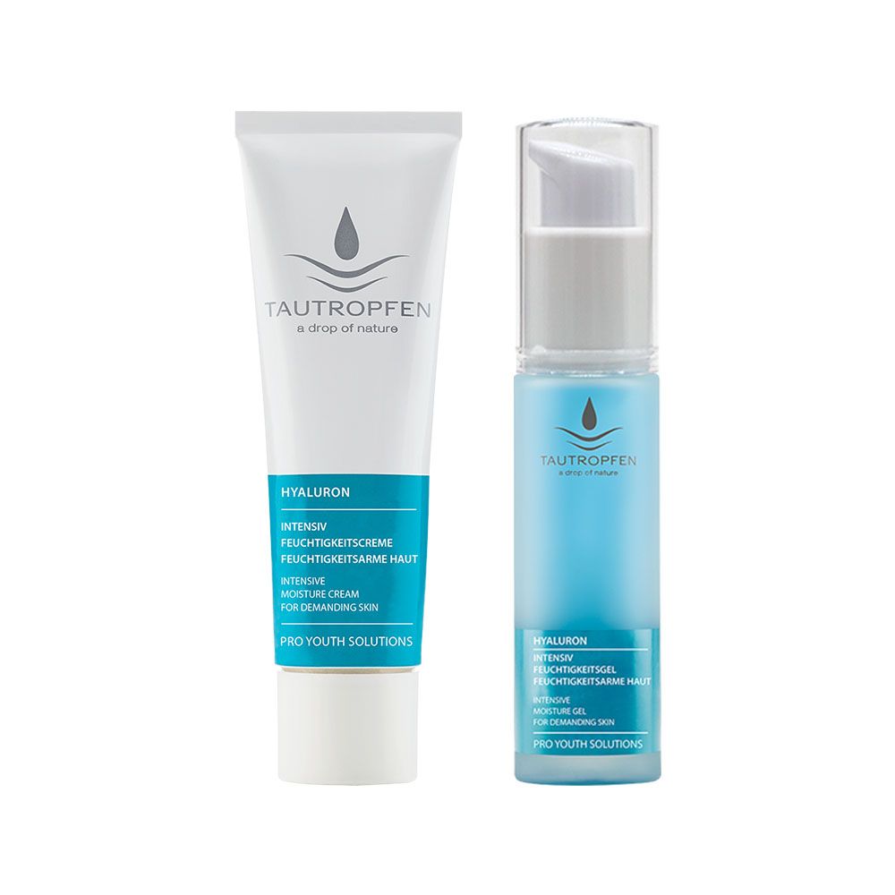 TAUTROPFEN Hyaluronic Intensive Moisturizing Cream + 10 ml Hyaluronic Moisturizing Gel FREE 50 ml