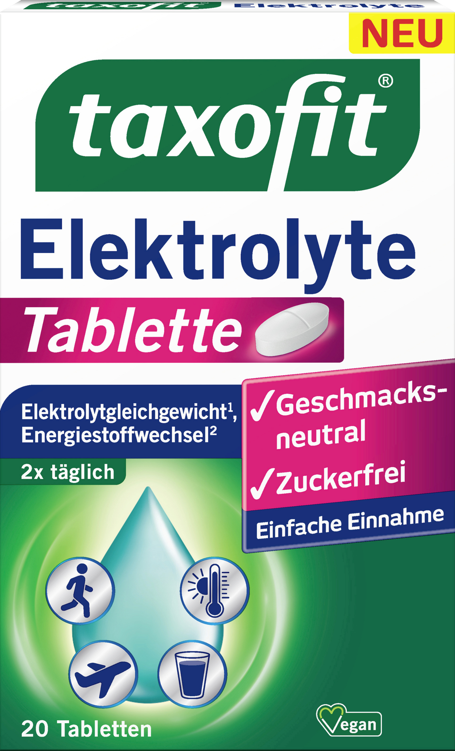 taxofit electrolyte 20 tablets