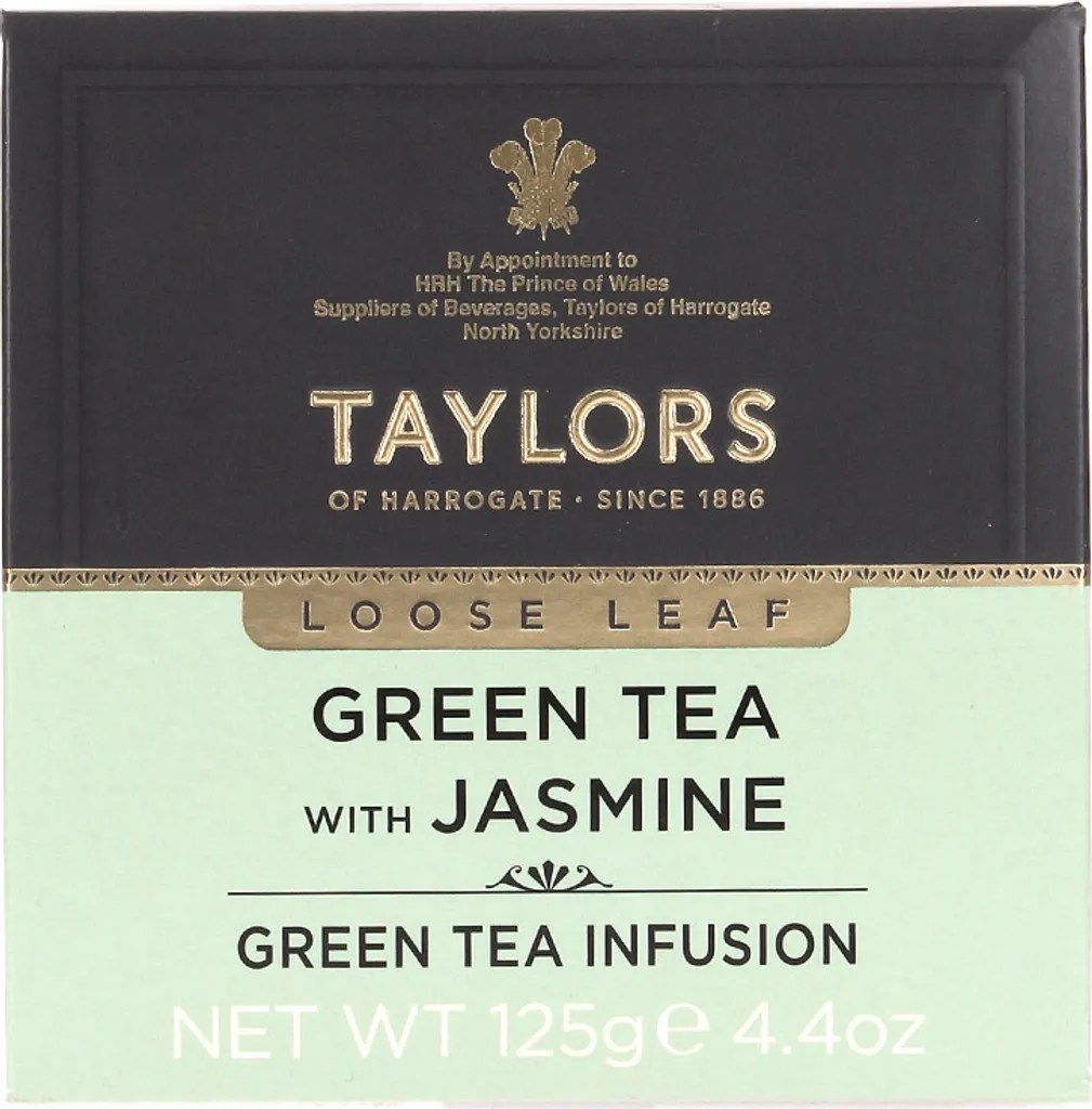 Taylors of Harrogate Green Jasmine Leaf Tea 125g (loose) 125g