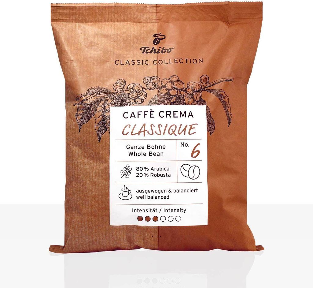 Tchibo Caffe Crema Classique - 10 x 500g coffee beans