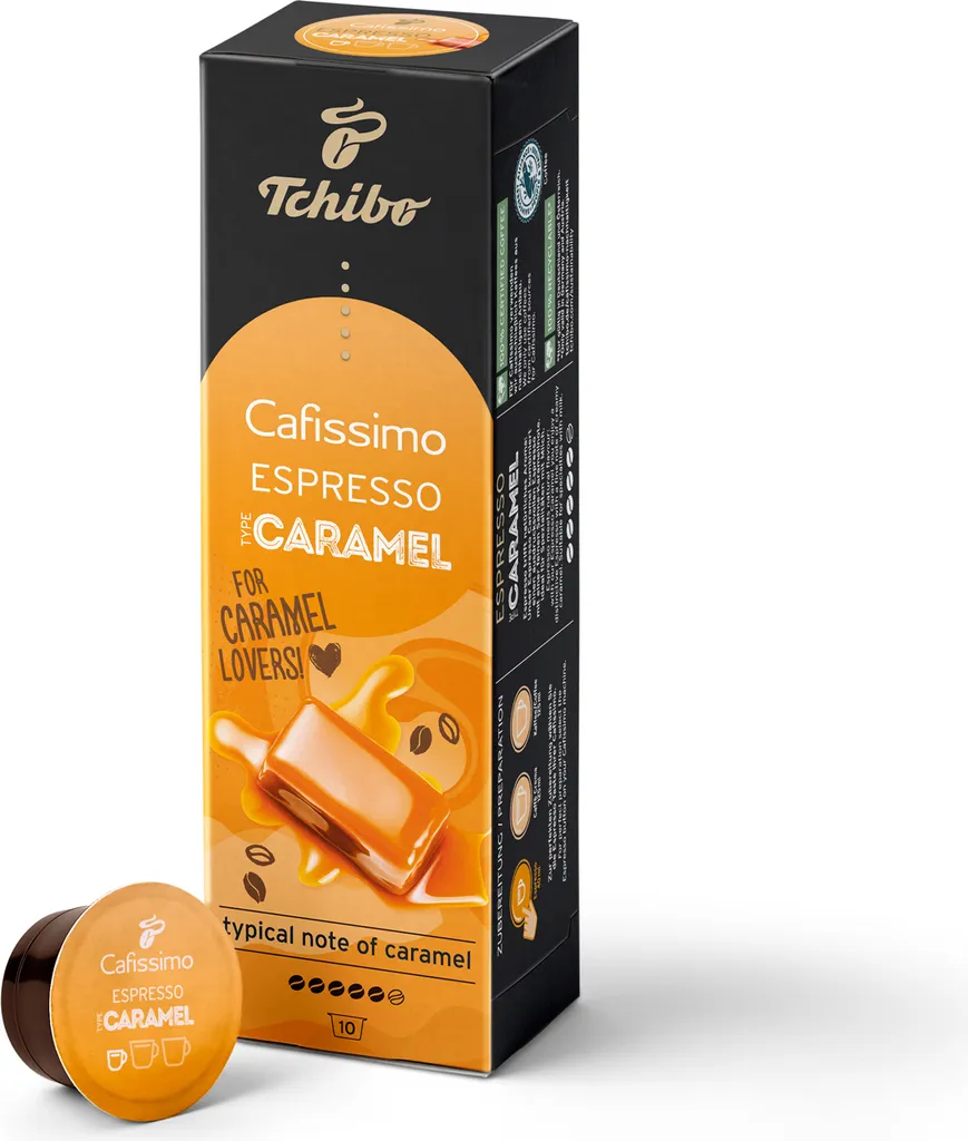 Tchibo Cafissimo Flavored Edition Espresso Caramel, 10 capsules