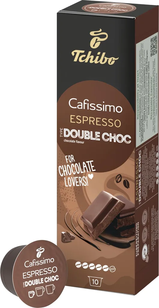 Tchibo Cafissimo Flavoured Summer Edition Espresso Double Choc, 10 capsules 70g
