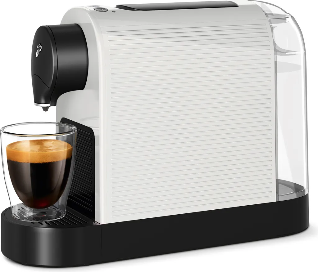 Tchibo Cafissimo "Pure plus" coffee machine capsule machine for Caffè Crema, Espresso and coffee, 0.8l, 1250 watts, white