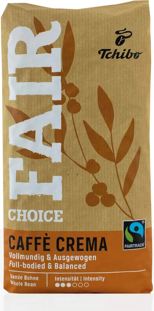 Tchibo Fair Choice Caffè Crema 6 x 1kg coffee beans