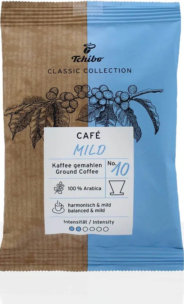 Tchibo Professional Cafe Classic Mild - 80 x 60g ground coffee, filter coffee