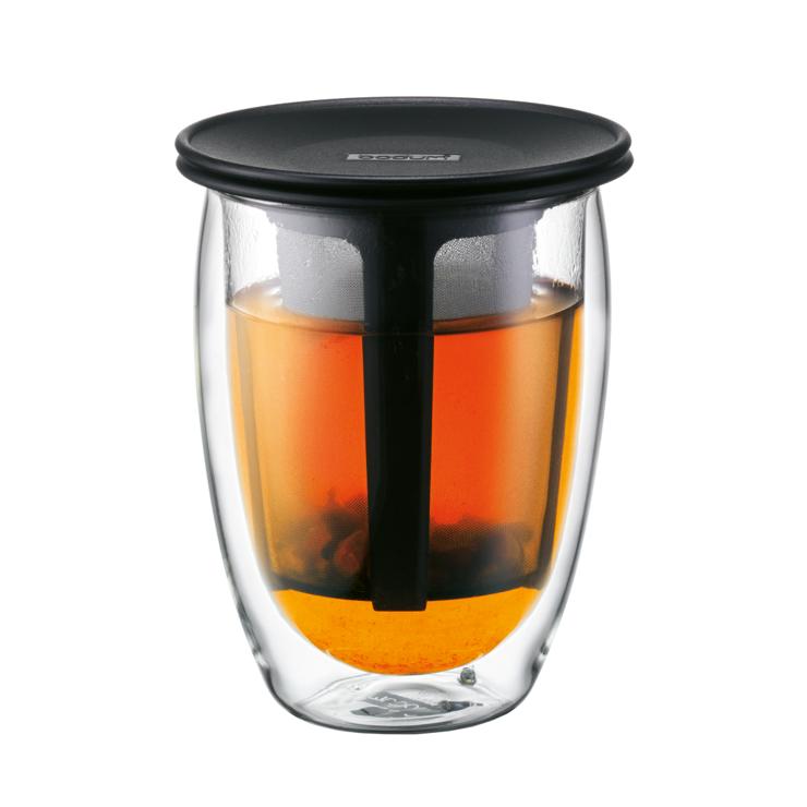 Bodum Tea For One Glass With Tea Strainer