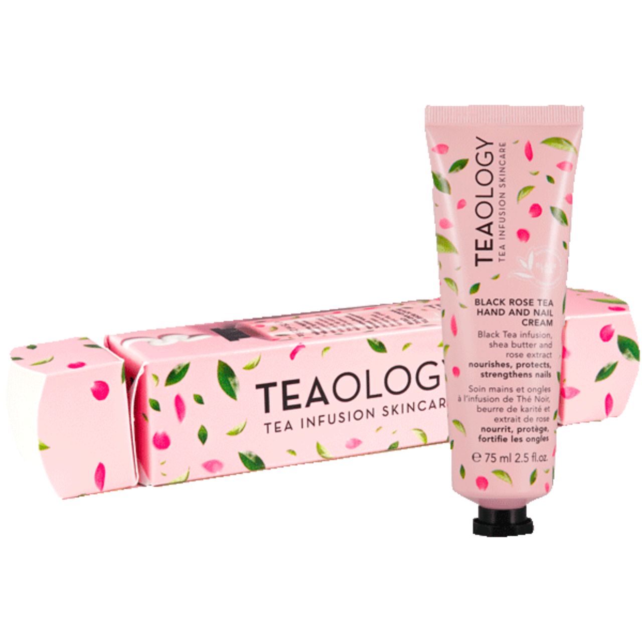Teaology, Black Rose Tea Hand and Nail Cream Candy Wrap 75 ml