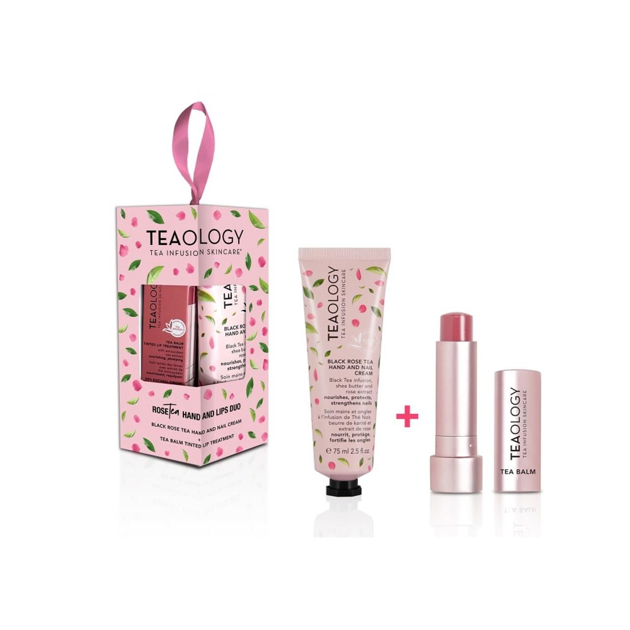 Teaology, Hands & Lips Duo Black Rose Tea Set 2 St