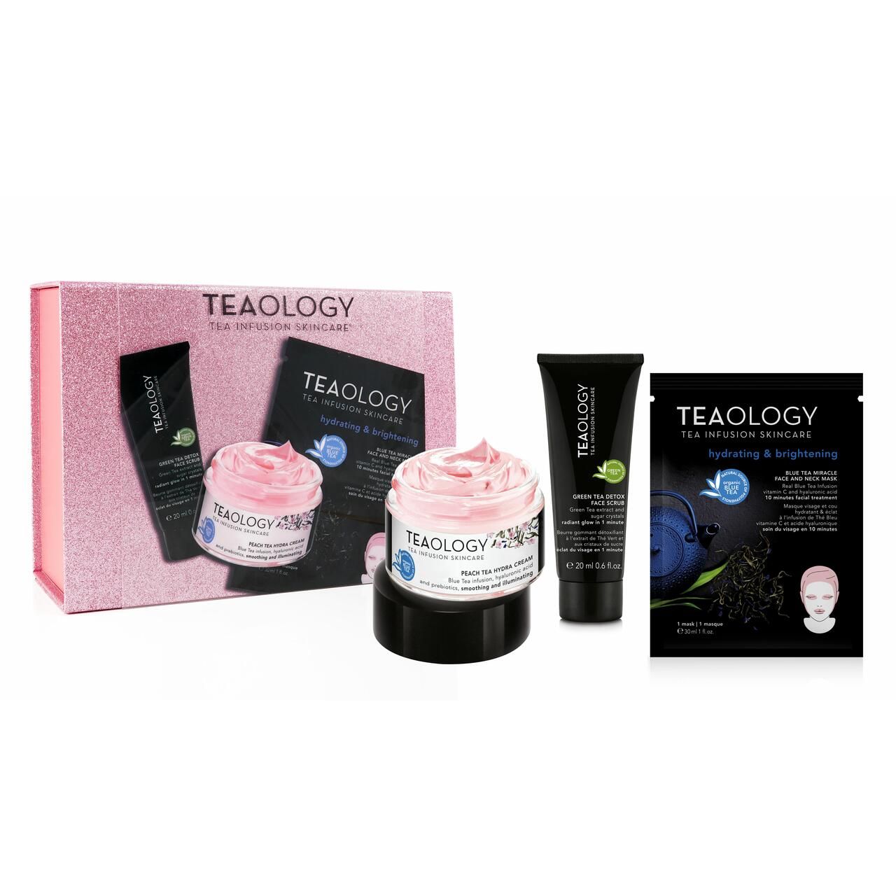 Teaology, Hydrating and Glowing Beauty Routine Set 3 St