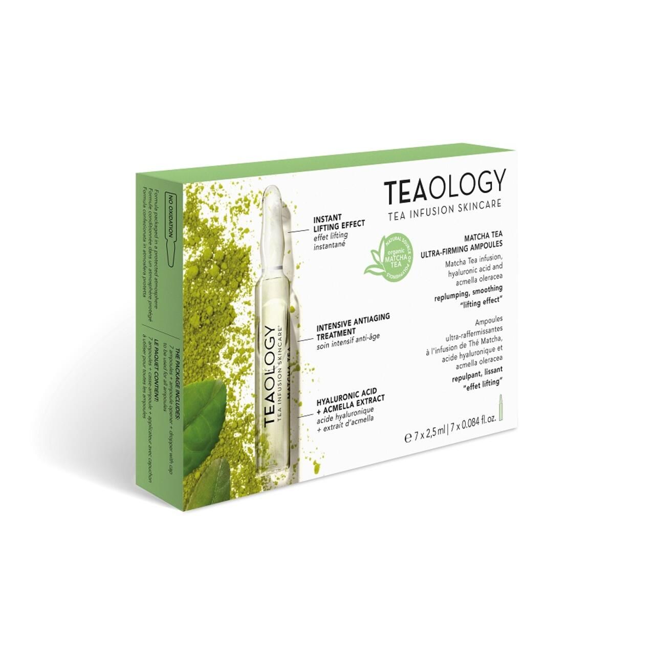 Teaology, Matcha Tea Ultra-Firming Ampoules Facial Fluid 7 x 2.5ml 7 St