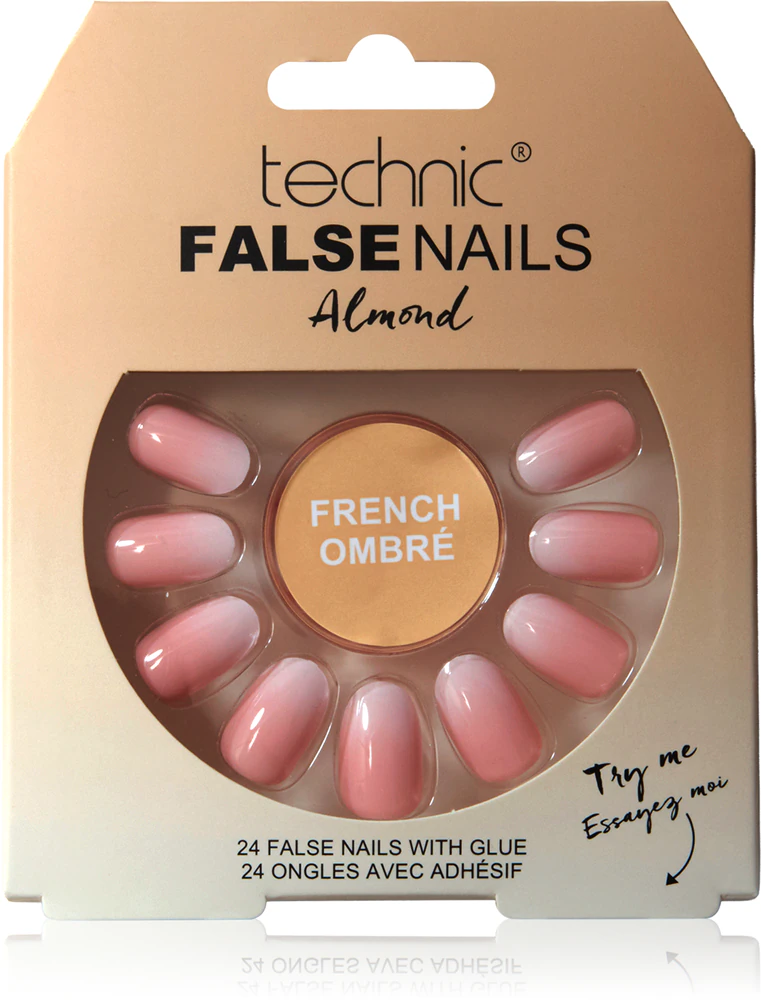 Technic Cosmetics False Nails Almond artificial fingernails
