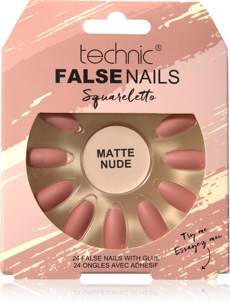 Technic Cosmetics False Nails Squareletto artificial fingernails