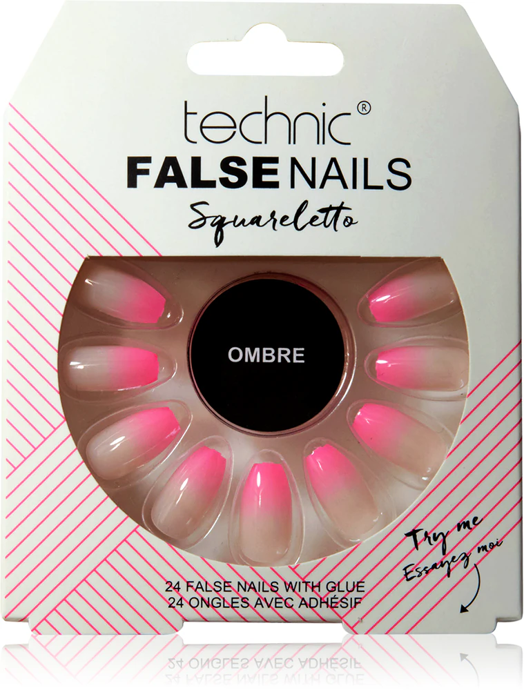 Technic Cosmetics False Nails Squareletto artificial fingernails