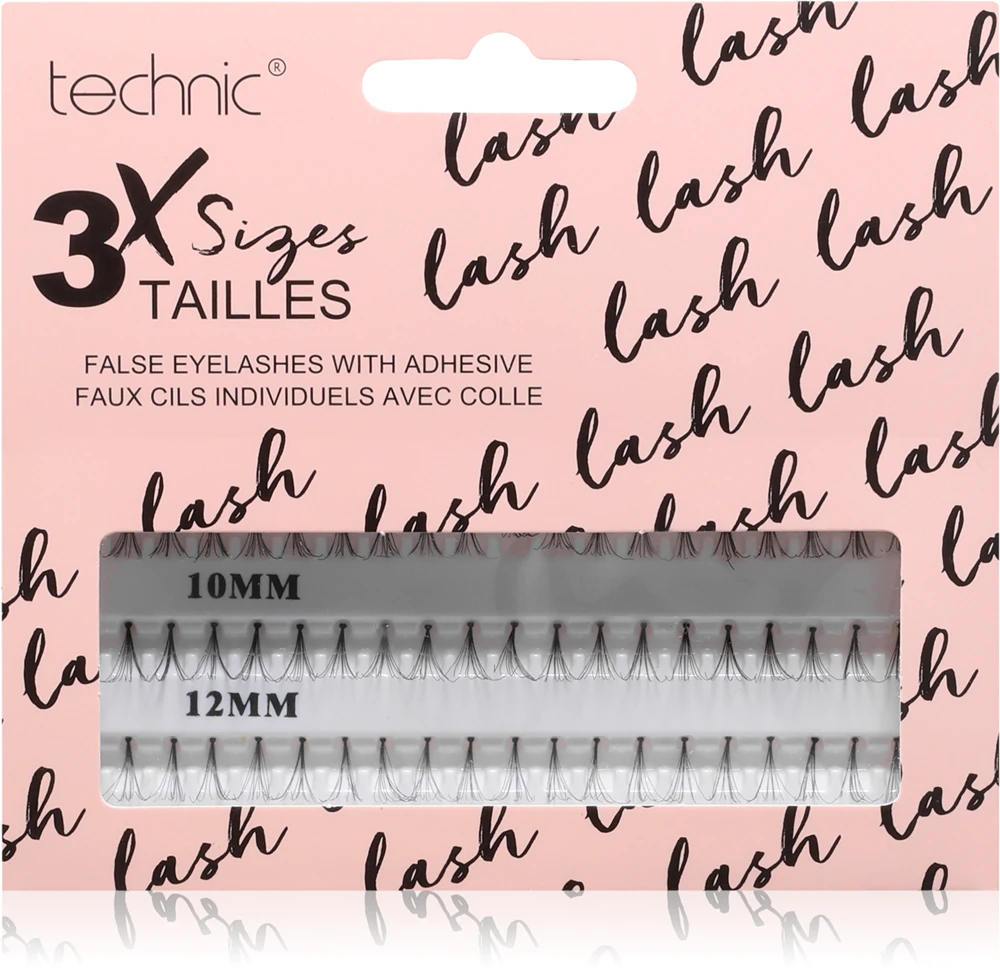 Technic Cosmetics Individual False Eyelashes bushy adhesive eyelashes