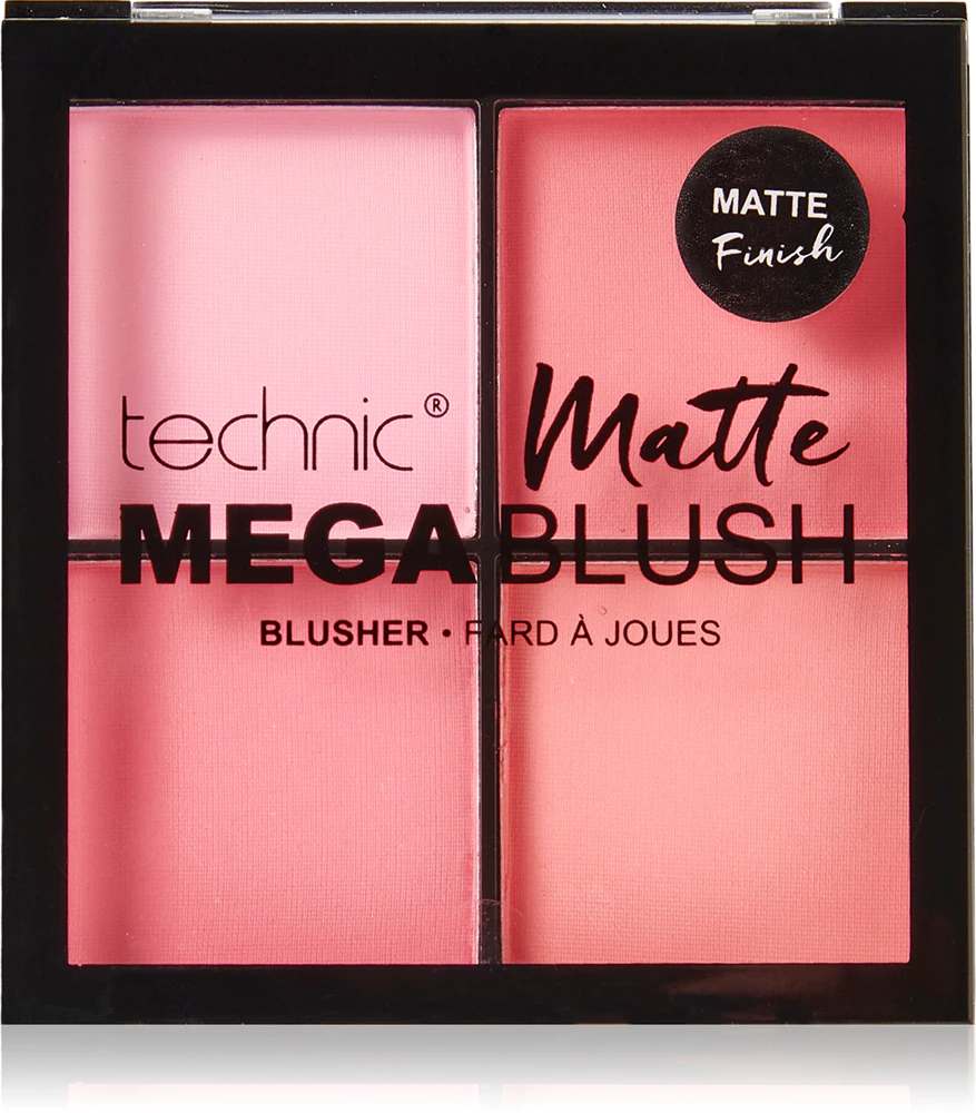 Technic Cosmetics Mega Blush Rouge Palette with matte effect 11.2gm