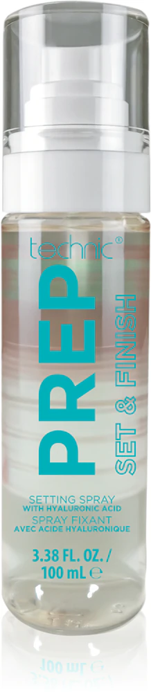 Technic Cosmetics Prep Set & Finish Fixing Spray with moisturizing effect