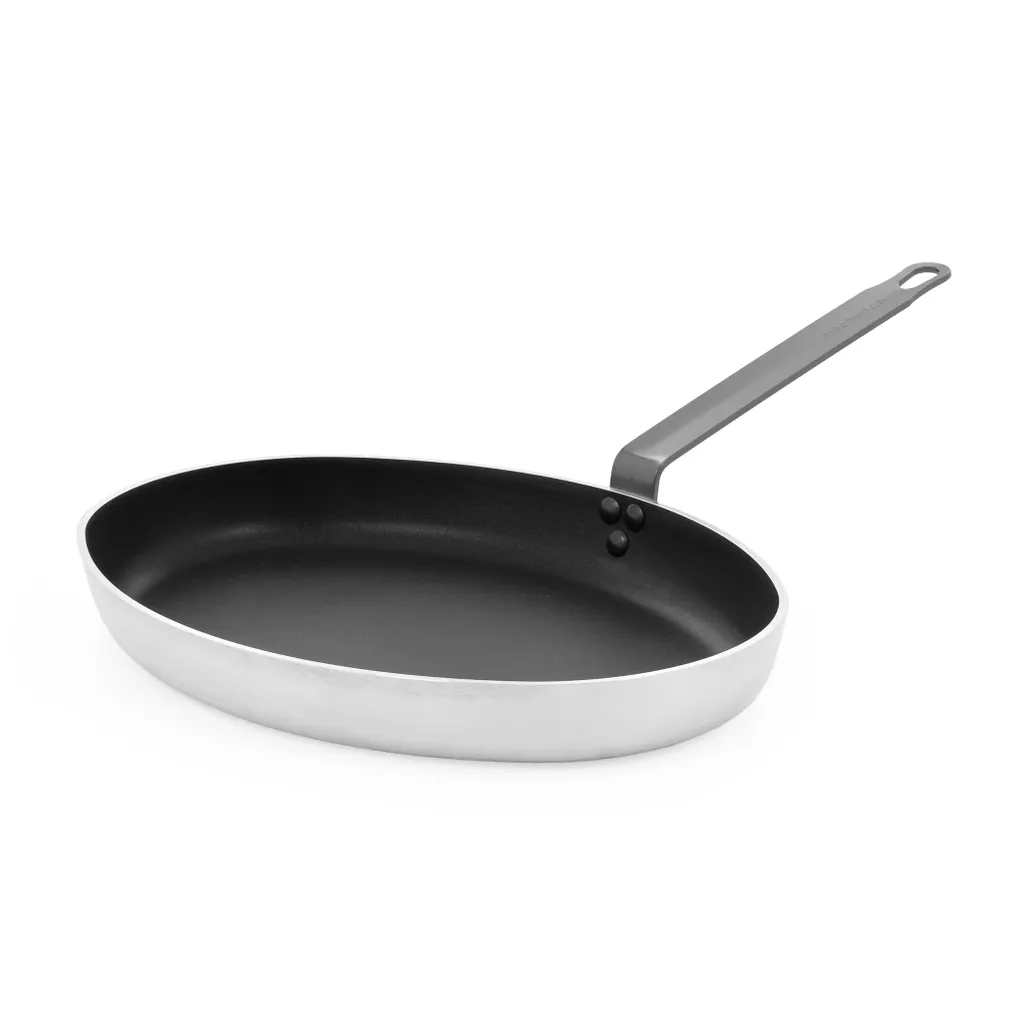 TECHNICA Aluminum Fish Pan 400×29 cm | Teflon Platinum Plus Non-Stick | For Fish Dishes | Heat-Resistant Handle