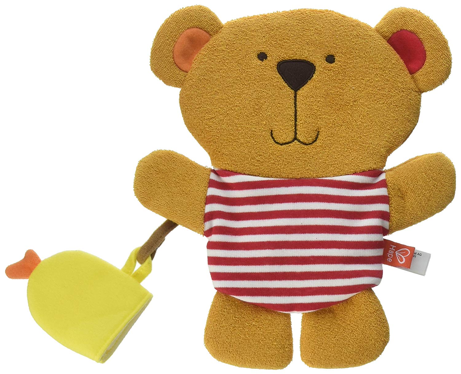 Hape Teddy Flannel Mitt