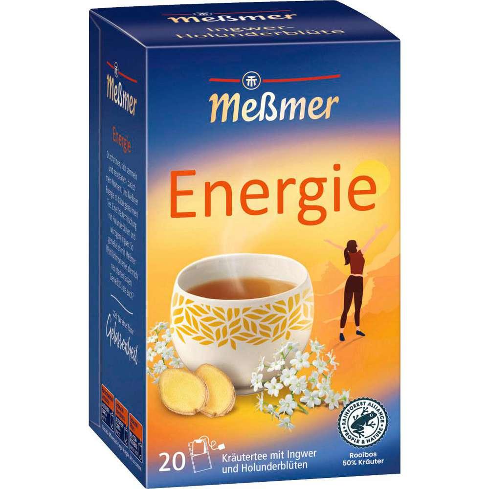 Meßmer Tea Energy, Herbs with Ginger & Elderflowers