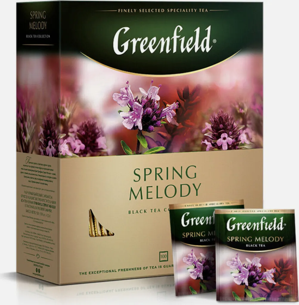 Tee Greenfield herbal SPRING MELODY 100btl, 200 gm
