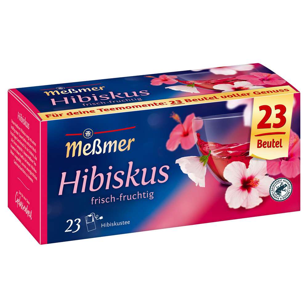 Meßmer Hibiscus tea, fresh and fruity