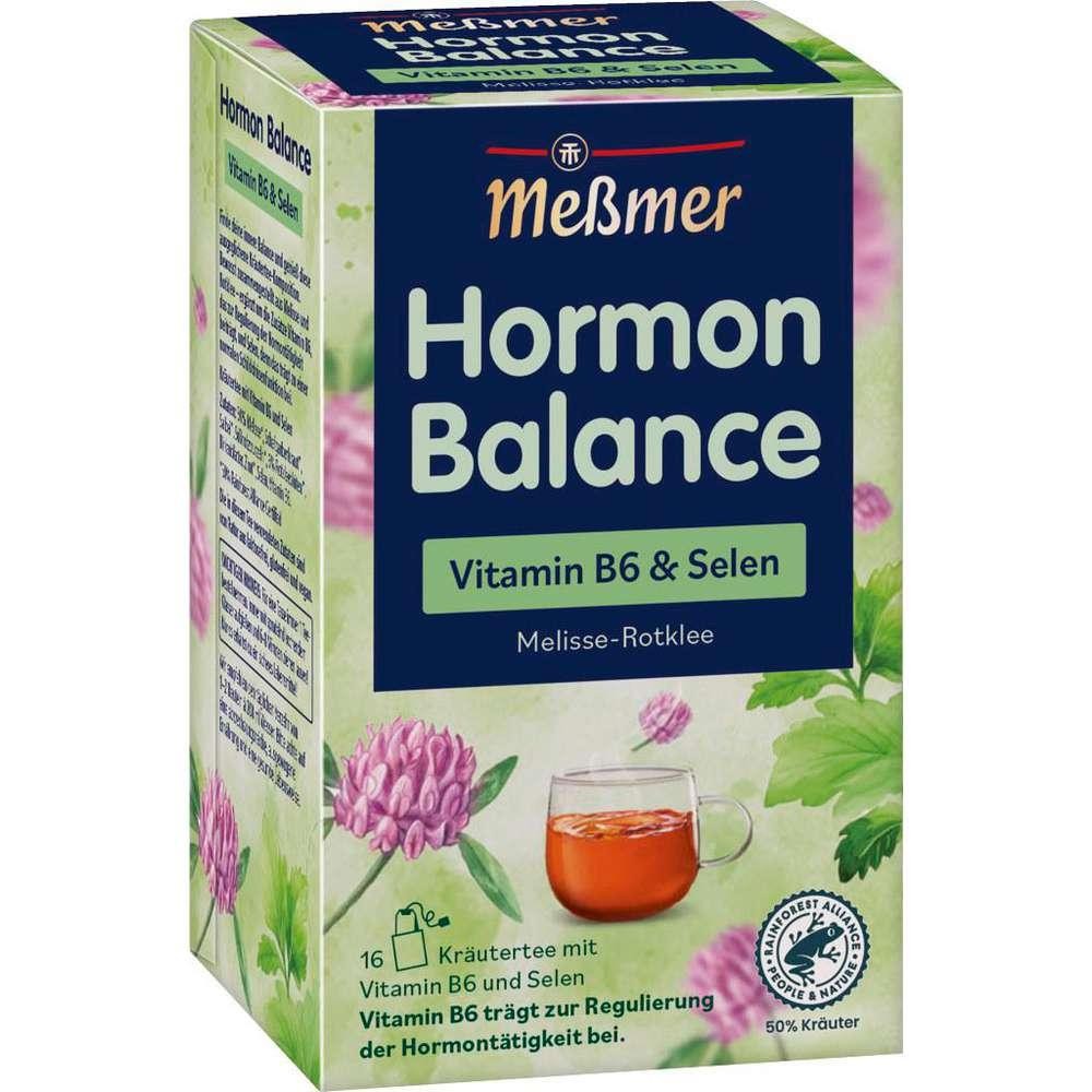 Meßmer Tea Hormone Balance Vitamin B6 & Selenium, Lemon Balm-Red Clover