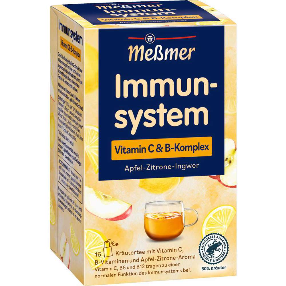 Meßmer Tea immune system, apple-lemon-ginger
