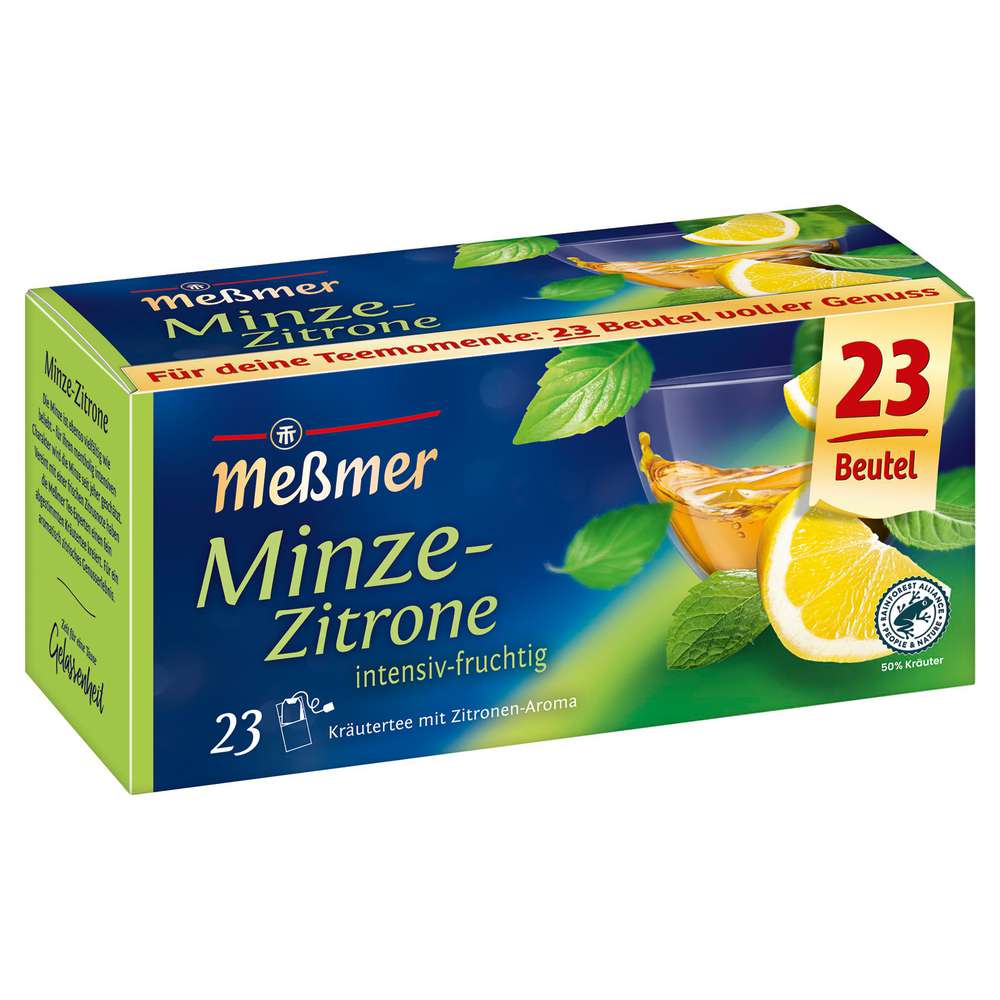 Meßmer Mint-Lemon tea, intensely fruity
