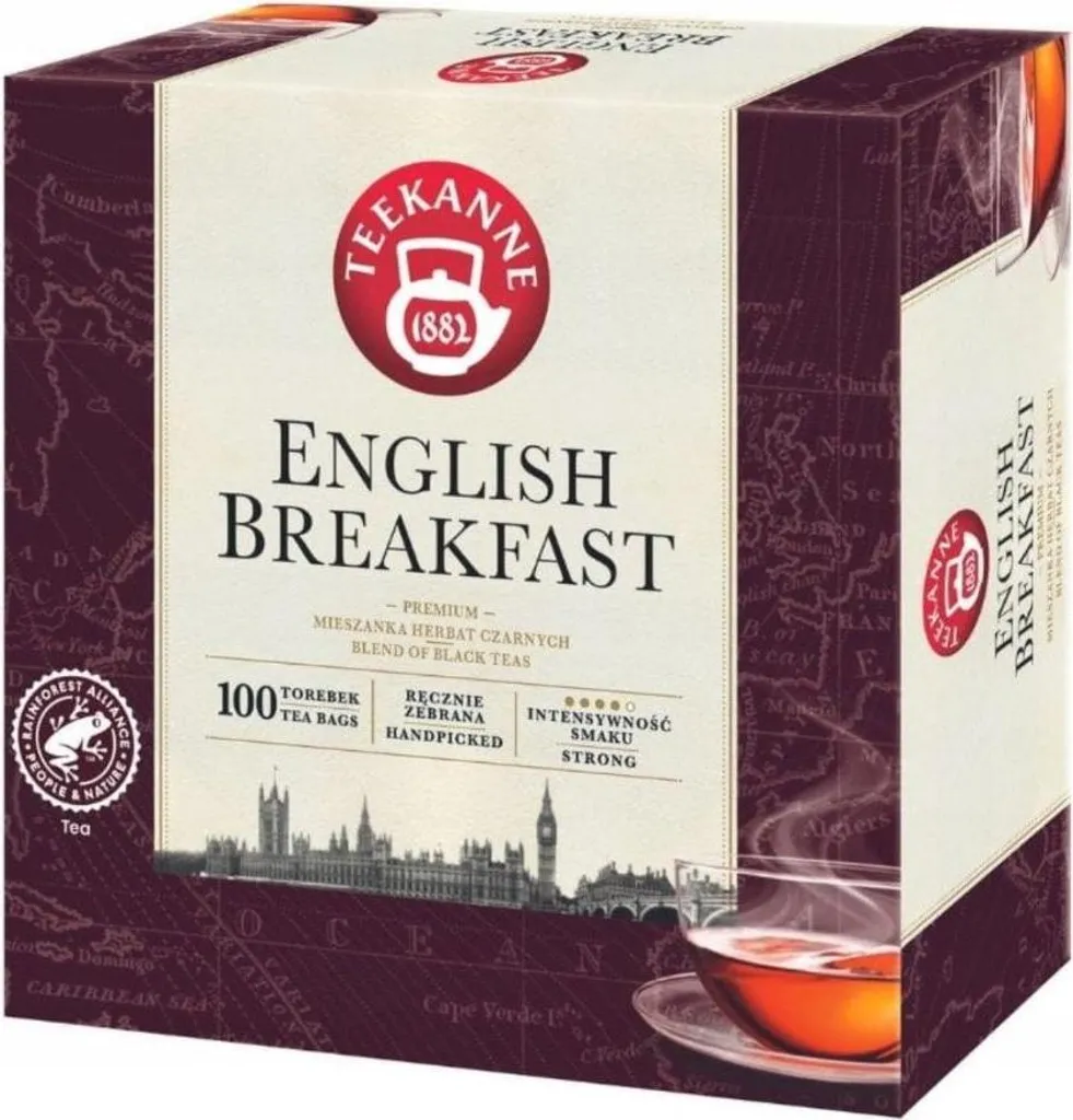 Teekanne English Breakfast Black Tea 100 Tea Bags - Black Tea Bags 175g