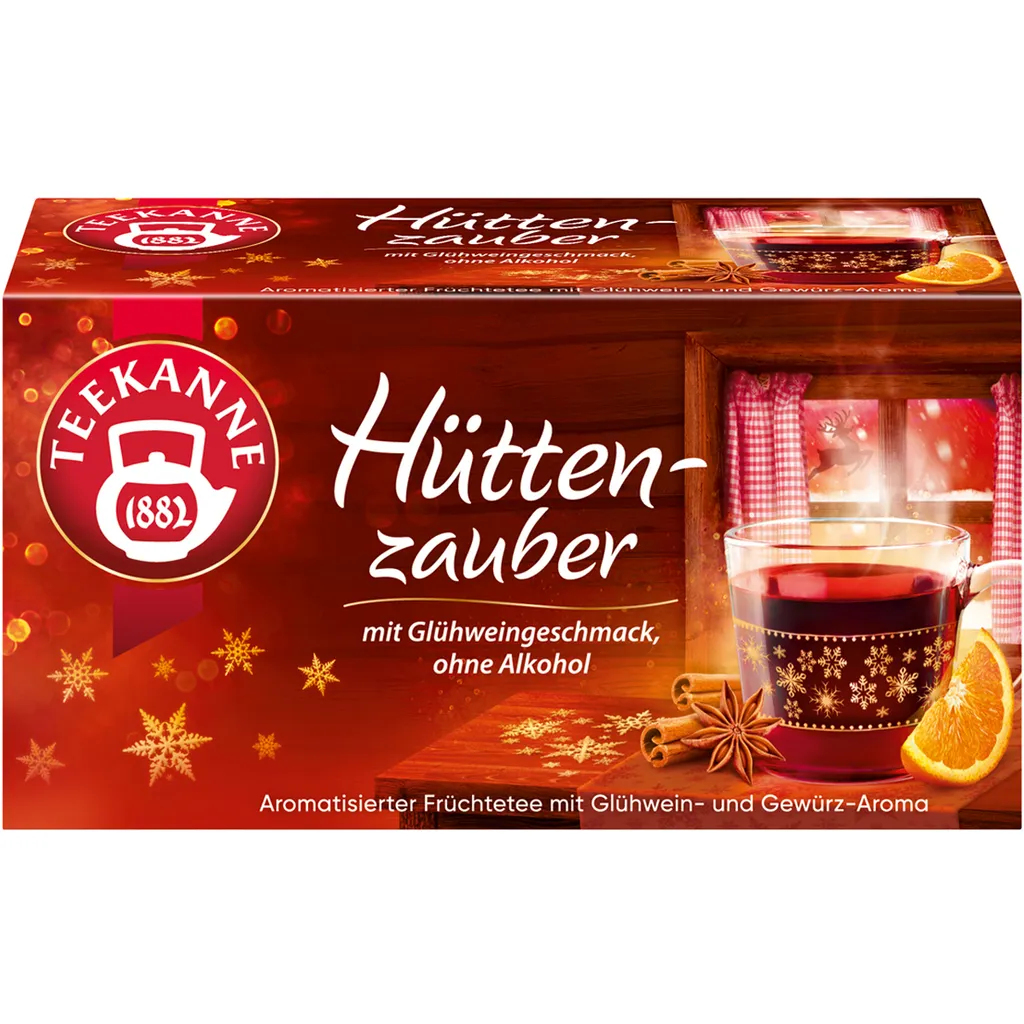 Teekanne Hüttenzauber Fruit Tea with Mulled Wine and Spice Flavor 50g