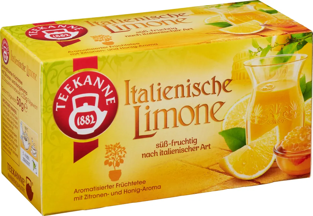 TEEKANNE Italian Lemon Tea 20 servings, 50 gm