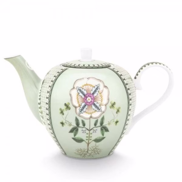 Teapot Lily & Lotus Tiles Light Green by Pip Studio