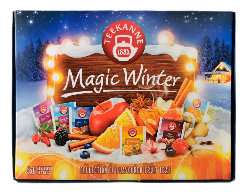 TEEKANNE - Magic Winter - Natural Fruit Tea Blend - 6 x 5 Tea Bags (71.25 g)