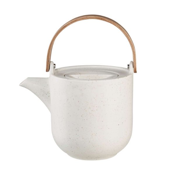 Teapot with wooden handle Coppa Sencha Sand 600ml by Asa