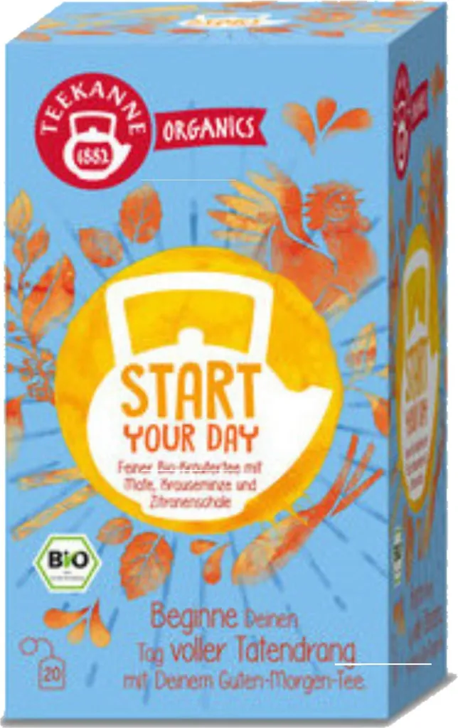 Teekanne Organics Start Your Day 20-pack (36g pack)