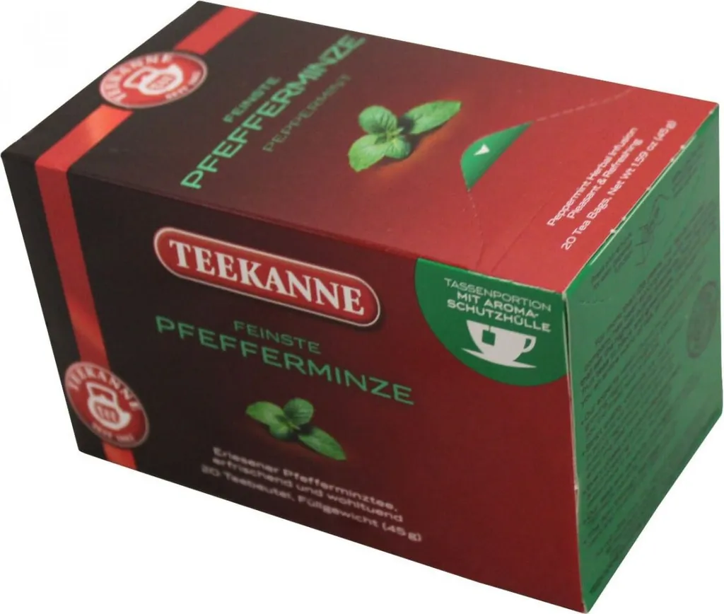 Teekanne Premium Peppermint Herbal Tea, natural and refreshing, 45g