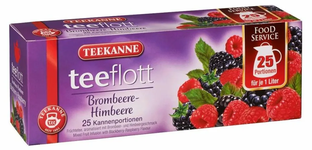 Teekanne Teeflott fruity aromatic blackberry and raspberry 125g