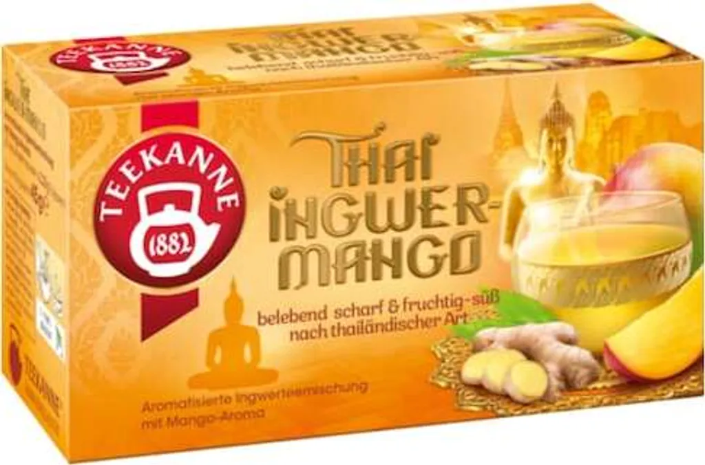 Teekanne Thai Ginger Mango Ginger Tea Blend with Mango Flavor 45g