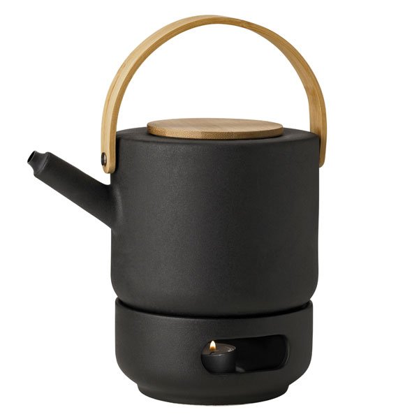 Theo teapot with warmer (2-piece) by Stelton