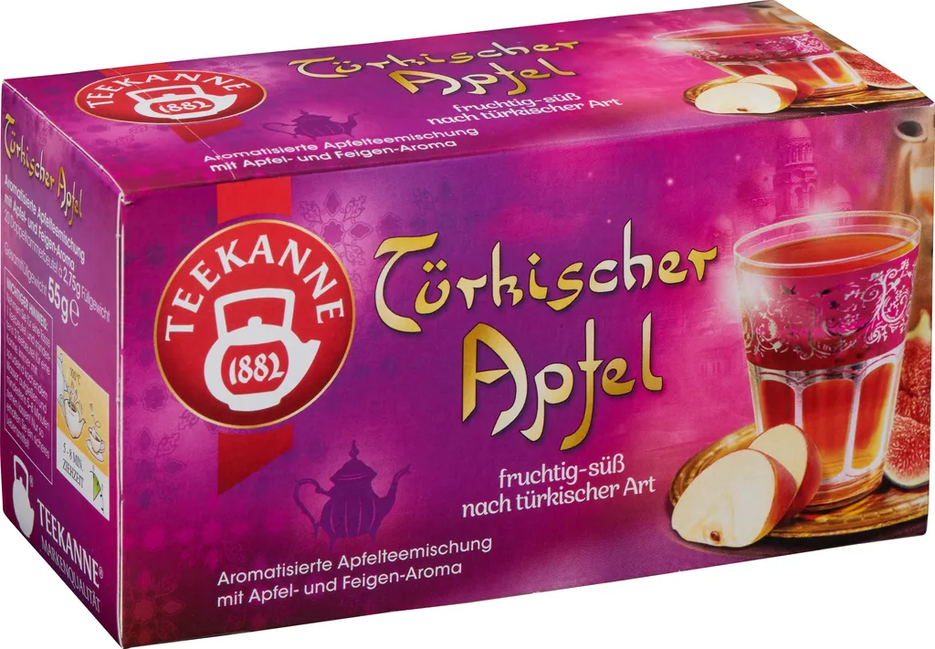 Teekanne Turkish Apple flavored apple fig flavor 55g