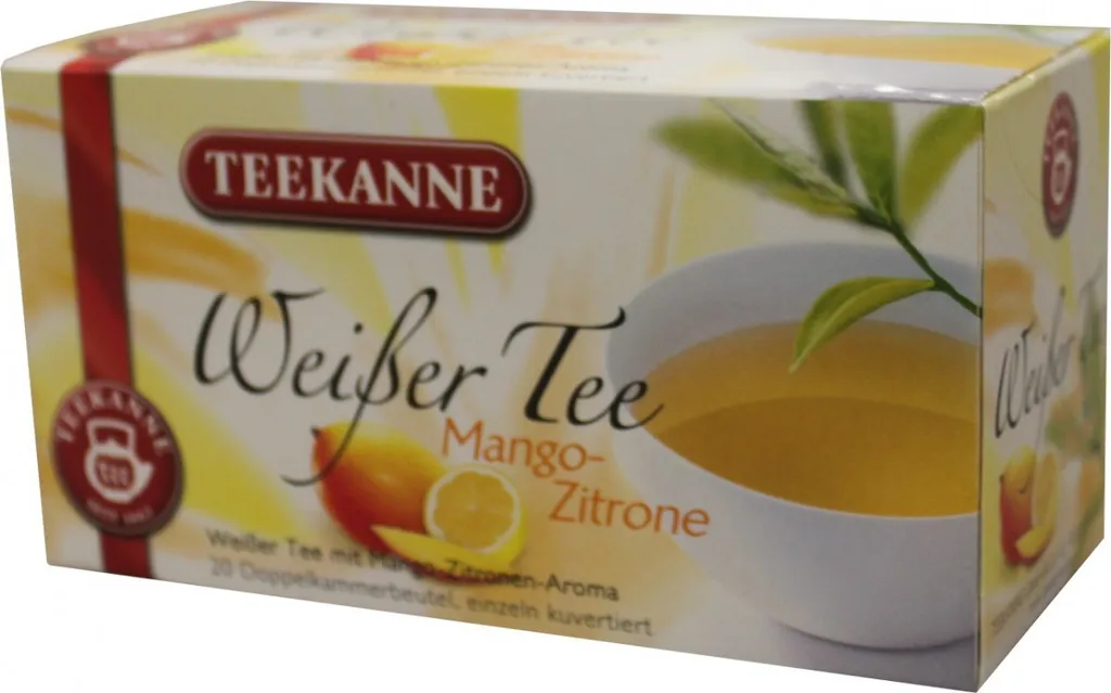 Teekanne White Tea Mango-Lemon 20s, 25 gm