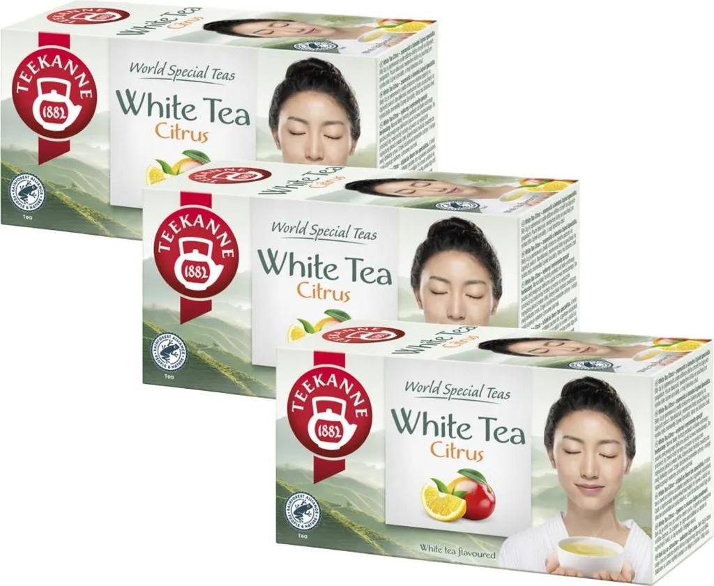 Teekanne White Tea Lemon Mango 3x 20 Tea Bags - White Tea Citrus