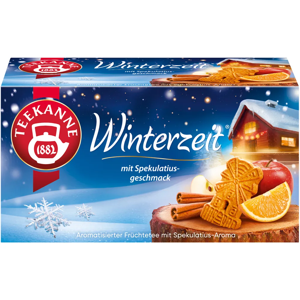Teekanne Wintertime Fruit Tea with spicy speculoos flavor 50g