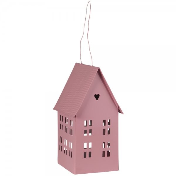 Tealight holder House Summerfeeling Pink Ib Laursen