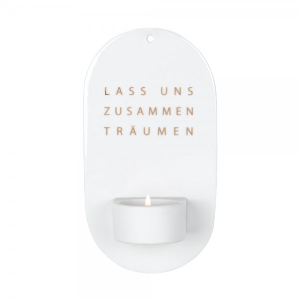 Rader Tealight holder wall light Let's get together from wheels