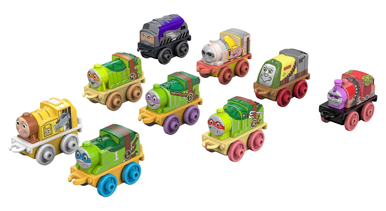 Fisher Price Teenage Ninja Turtles Thomas Minis – Pack Of 9