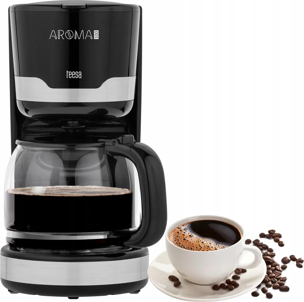 Uni-T Teesa Aroma Coffee Maker, 1.5L, 1000W, Glass Carafe - Perfect Coffee