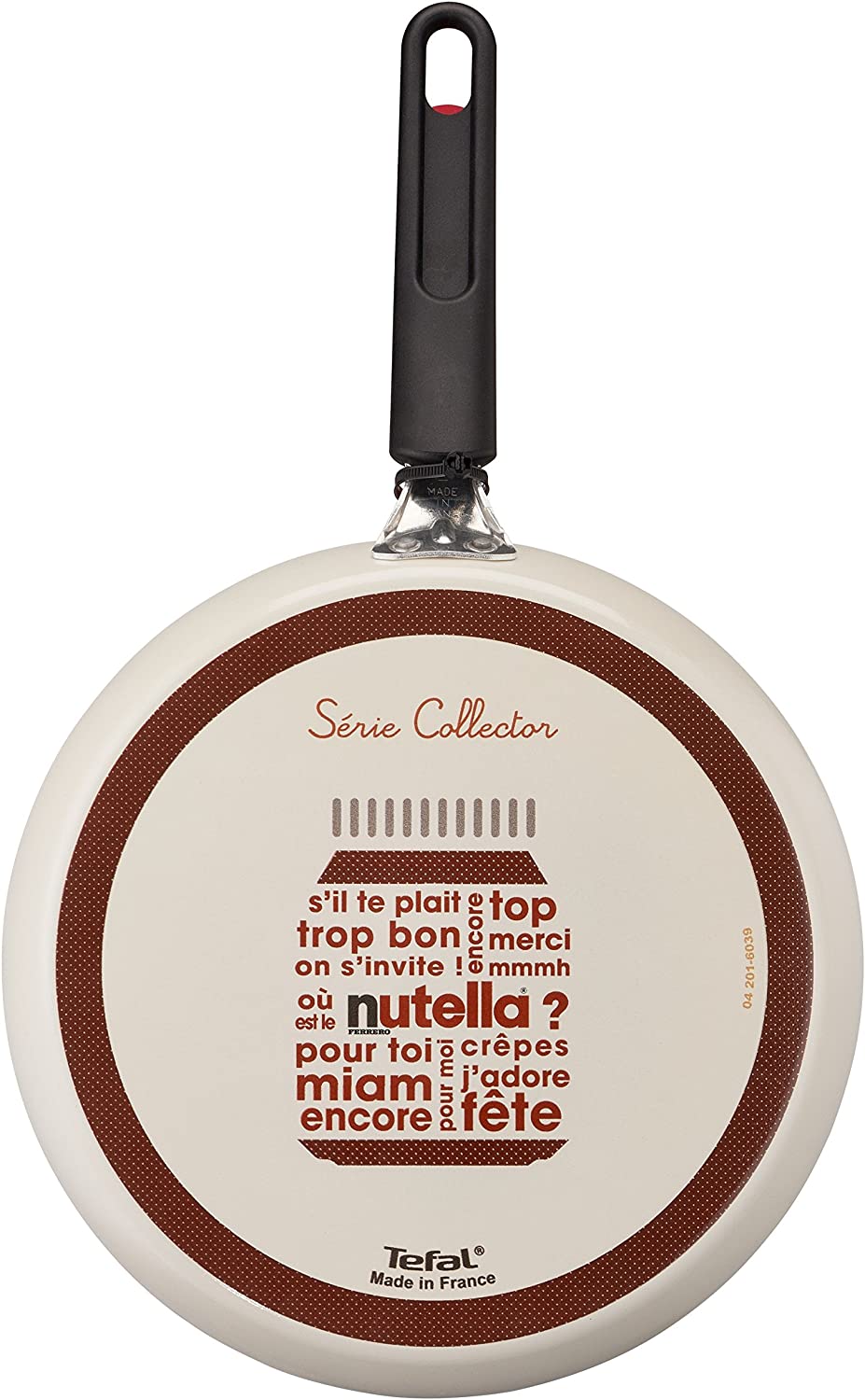 Tefal B6181132 Not Induction Crepe Pan, Recipe Graphics Nutella