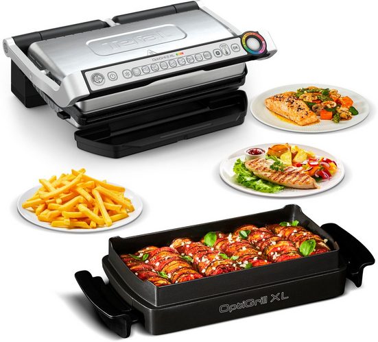 TEFAL Contact grill GC724D OptiGrill+ XL Baking tray, 9 preset programs, 4 temperature levels