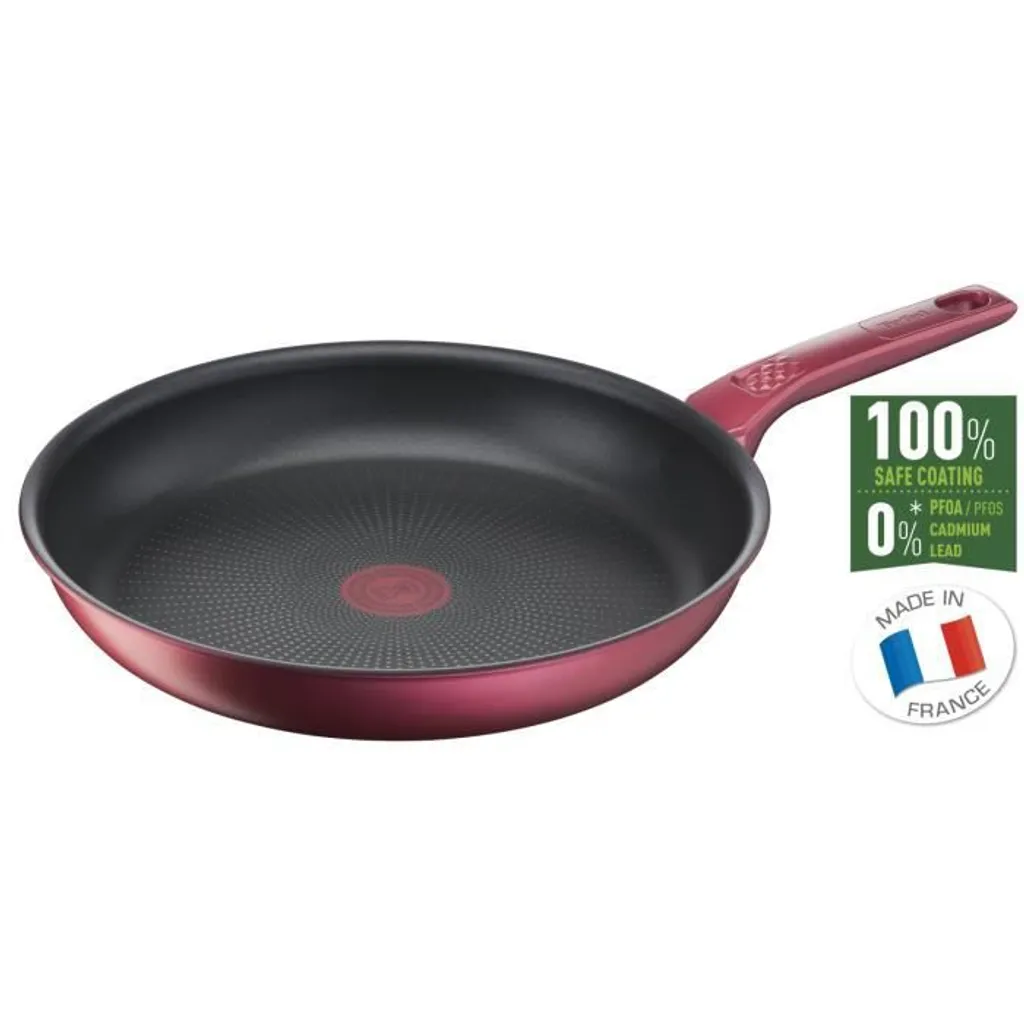 SEB TEFAL G2730402 DAILY CHEF frying pan 24 cm, induction compatible, durable, non-stick, easy to clean, healthy, made in France